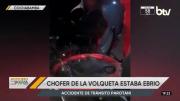Chofer de 18 años que provocó accidente en Parotani se encontraba en estado de ebriedad
