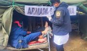 Armada atiende a más de 500 peregrinos en tránsito al santuario de Copacabana