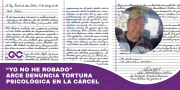 “Yo no he robado”: Arce denuncia tortura psicológica en la cárcel