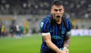 Lautaro Martínez anotó dos goles en la victoria del Inter sobre la Roma
