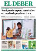 Portadas de los periódicos de Bolivia del lunes 6 de abril del 2026