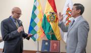 Ministro Lupo posesiona a Jorge Franz García como nuevo viceministro de Justicia Indígena