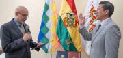 GOBIERNO POSESIONA A JORGE GARCÍA COMO NUEVO VICEMINISTRO DE JUSTICIA INDÍGENA Y COORDINACIÓN SOCIAL