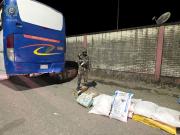 Hallan químicos ilegales en bus que salió de la Bimodal