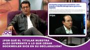 ¿Por qué el titular muestra algo diferente a lo que César Dockweiler dice en su declaración?
