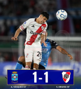 Blooming deja escapar el triunfo ante River pese a jugar con uno más desde el inicio