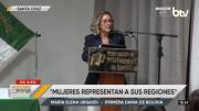 Primera Dama participa en el Encuentro Provincial Cívico Femenino de Santa Cruz