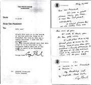 Revelan fotografías inéditas del encuentro entre Paz Zamora y Bush en 1990