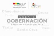 Candidatos a las gobernaciones de cinco departamentos debatirán hoy a las 21:00: véalo por Bolivia TV