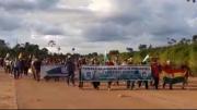 Marcha de campesinos de Pando y Beni cumple su 5to día rumbo a La Paz contra la Ley de conversión de tierras