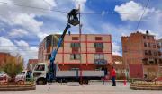 El Alto invierte Bs 14,8 millones para mejorar su sistema de alumbrado público