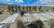 Hallan 268 kilos de marihuana abandonados en un vehículo en la frontera con Chile