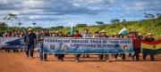 Marcha indígena de Pando a La Paz se masifica en contra de la Ley 157 que afectaría la propiedad de la tierra