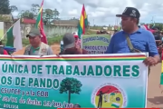 Defensor del Pueblo in situ tendrá un encuentro con marchistas desde Pando contra la Ley 1720