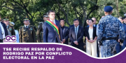 TSE recibe respaldo de Rodrigo Paz por conflicto electoral en La Paz