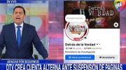Red DTV denuncia cierre de plataformas y asociación de periodistas alerta de ataque sistemático