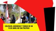 Cálculos, ausencias y tareas de un 15 de abril no tan político