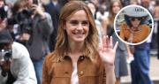 Emma Watson sorprende firmando autógrafos desde una motocicleta