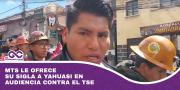 MTS le ofrece su sigla a Yahuasi en audiencia contra el TSE
