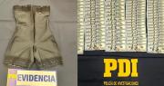 Boliviana intentó sobornar a detectives en Chile tras ser hallada con $us 129.500 adheridos al cuerpo