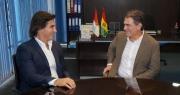 El presidente Rodrigo Paz y el alcalde electo Manuel ‘Mamén’ Saavedra se reunieron en Tarija