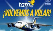 TAMep reanuda vuelos nacionales y restablece conexiones entre La Paz, Cochabamba, Santa Cruz y Cobija