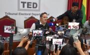 TED no descarta un sorteo si hay empate en el balotaje