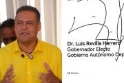 REVILLA FIRMA COMO “GOBERNADOR ELECTO” Y PIDE A SANTOS QUISPE ACTIVAR LA TRANSICIÓN