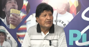 Evo Morales cuestiona que no se haya realizado la segunda vuelta en La Paz