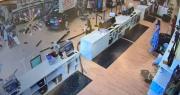 Video: Auto fuera de control choca se estrella contra una tienda y desata el pánico en clientes