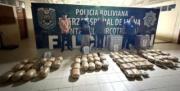 Felcn incauta 71 paquetes de marihuana en operativo en La Angostura