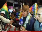 Marcha por la democracia llega a la ciudad de El Alto y este martes ingresará a La Paz