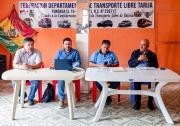 Reunión clave en Tarija: autoridades y transporte buscan acuerdos