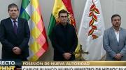 Asume Marcelo Blanco como nuevo ministro de Hidrocarburos