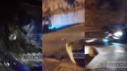 Roca impacta y destroza el motor de un vehículo en la avenida del Libertador; conductor exige resarcimiento a la Alcaldía
