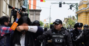 Gobierno nacional rechaza agresión a periodistas durante manifestación en La Paz