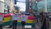 Extrabajadores de Sabsa retoman protestas en La Paz ante falta de respuesta del Gobierno por el pago de finiquitos