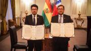 Bolivia y Chile suscriben acuerdos de cooperación y restablecen mecanismos de diálogo bilateral