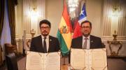 Bolivia y Chile suscriben un acuerdo de cooperación en cuatro temas estratégicos