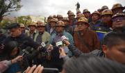 Mineros de Fencomin rompen diálogo con el Gobierno por inasistencia de Paz a reunión agendada