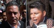 Gobernadores de Cochabamba y La Paz son abucheados en el ingreso al Palacio de Gobierno