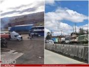 Transporte Pesado bloquea la ruta La Paz-Oruro por falta de diésel