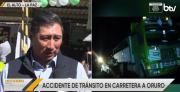 Accidente en la carretera Oruro-La Paz deja tres fallecidos y una mujer que lucha por su vida