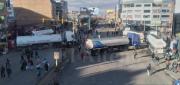 TRANSPORTE PESADO INSTALA BLOQUEOS EN EL ALTO POR FALTA DE DIÉSEL
