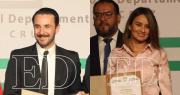 JP Velasco y Paola Aguirre reciben credenciales como gobernador y vicegobernadora de Santa Cruz