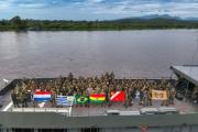 En ejercicio combinado en Brasil, Bolivia reafirma compromiso con la seguridad fluvial regional