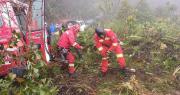 Dos muertos y tres heridos tras la caída de una vagoneta en la ruta a los Yungas, reporta la Policía