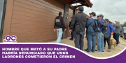 Hombre que mató a su padre habría denunciado que unos ladrones cometieron el crimen