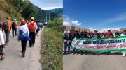 Con demandas al Gobierno, indígenas y maestros avanzan hacia La Paz