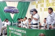 Choferes anuncian paro nacional el martes